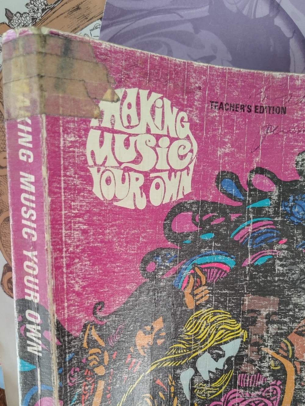 Vintage 1971 Making Music Your Own Teacher's Addition Book - Picture 2 of 8